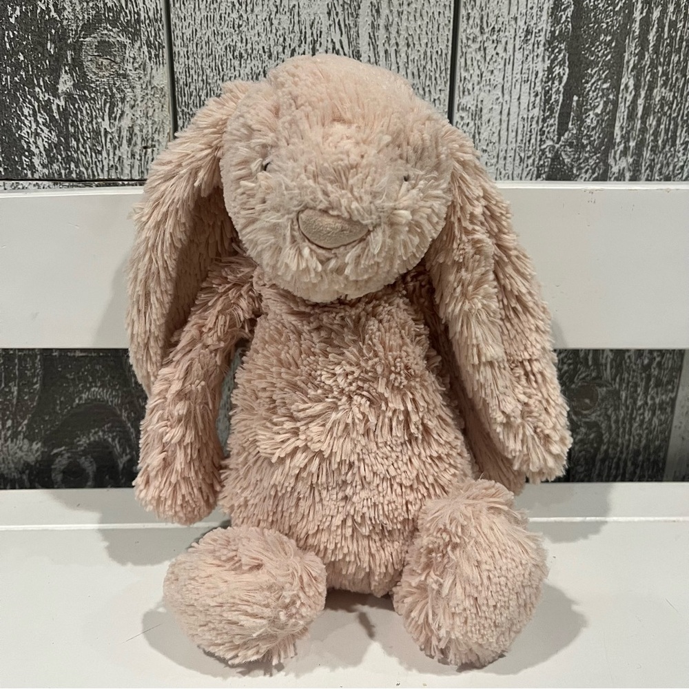 Jellycat Bashful Blush Pink Bunny Plush Small 12” Stuffed Animal Super Soft Toy